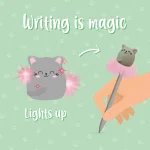 Caneta c/luz - Kitty - Image 2