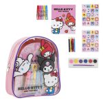 HELLO KITTY - Mochila mini c/acessórios de pintura