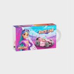 Mini Waffle - Carro de corrida rosa