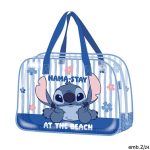 STITCH "Beach" - Bolsa transparente