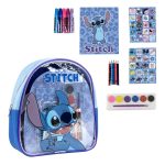 STITCH - Mochila mini c/acessórios de pintura