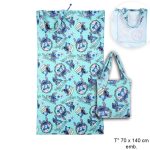 STITCH - Toalha de praia c/saco 70x140cm