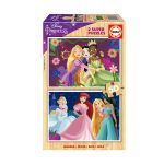 2x Super Puzzle 50 Madeira Princesas