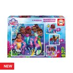 4x Puzzle Progressivo Ariel