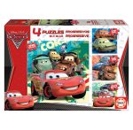 4x Puzzle Progressivo Cars 2