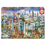 Puzzle 1500 Símbolos da América