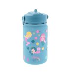 Garrafa térmica c/pega e bocal 330ml - Mermaid Dreams