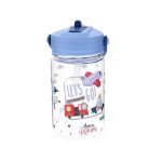 Garrafa tritan c/pega e bocal 350ml - Tiny Motors