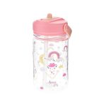 Garrafa tritan c/pega e bocal 350ml - Happy Sky