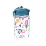 Garrafa tritan c/pega e bocal 350ml - Mermaid Dreams