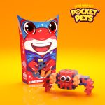 Mini Waffle Pocket Pet - Carangueijo