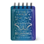 Bloco de notas espiral mini pautado - Moth