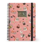 Caderno Espiral A5 Pautado - Sushi Cat
