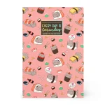 Caderno pautado A5 - Sushi Cat
