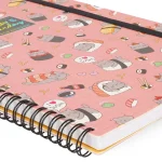 Caderno Pautado A4 - Sushi Cat - Image 4