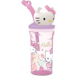 HELLO KITTY - Copo 360ml c/tampa 3D