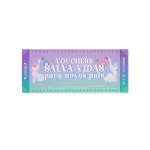Bloco c/48 Vouchers Salva-vidas para novos pais
