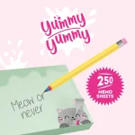 Bloco de notas "Yummy Yummy" - Kitty - Image 2