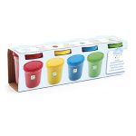 4 Potes de plasticina