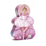 Bailarina c/a flor - Puzzle silhueta 36 peças