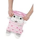 Peluche Coelho c/função reversível, 30x20cm
