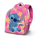 STITCH - Mochila Escolar flores 38cm