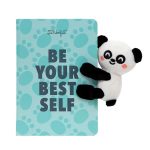 Caderno A5 peluche Panda - Be your best self