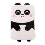Caderno A5 peluche - Panda