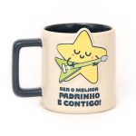 Caneca 3D Estrela - Ser o melhor padrinho é contigo