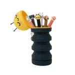 Set 6 canetas apagáveis Bo-Bo + estojo silicone - Abelha