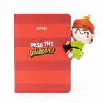 Caderno A5 peluche Duende Menina - Pass the glitter!