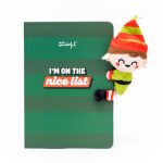 Caderno A5 peluche Duende Menino - I'm on the nice list!