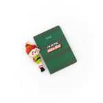 Caderno A5 peluche Duende Menino - I'm on the nice list! - Image 2