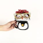 Caneca + óculos - Pinguim