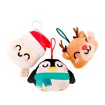Decorações de Natal - Pai Natal, Pinguim e Rena