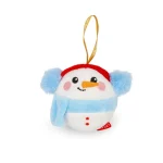 Enfeite de Natal peluche - Boneco de Neve