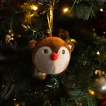 Enfeite de Natal peluche - Rena - Image 5