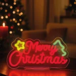 Lâmpada LED c/efeito Neon - Merry Xmas