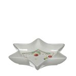 NATAL - Prato estrela 23cm em porcelana