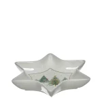 NATAL - Prato estrela 23x23cm porcelana