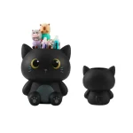 Porta-canetas Gato Preto