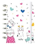 Caderno A5 - Gatos