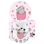 Caneca 330ml - Pink - Gatos