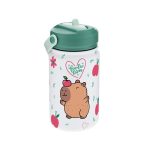 Garrafa térmica c/bocal 330ml - Ice/Green - Apple Capivara