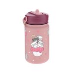Garrafa térmica c/bocal 330ml - MakeUp - Gatos