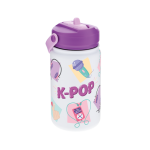 Garrafa térmica c/bocal 330ml - Purple - K-Pop