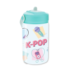 Garrafa tritan c/bocal 350ml - Mint - K-Pop