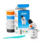 HEY CLAY - Massa de modelar - Snowman