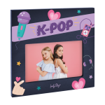 Moldura de fotos - Dark Blue - K-Pop