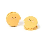 Conjunto 4 prendedores de saco - Biscoito